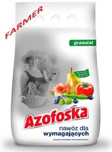 Nawóz Ogrodniczy Uniwersalny Azofoska Granulat 3 kg.