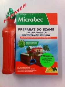 Preparat do szamb Microbec Ultra 1 kg. + WC Bio Żel 500 ml.