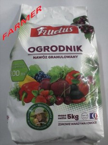 Fructus Ogrodnik Nawóz Granulowany 5 kg.