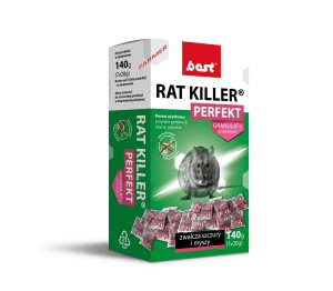 Rat Killer Perfekt Granulat 140 g. ( 7  saszetek po 20 g. )