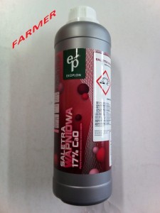 Saletra Wapniowa 17% CaO 1 l.