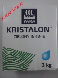 Kristalon Zielony 18/18/18 + mikro 3 kg.